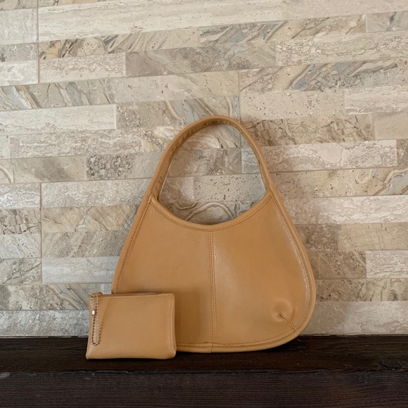 🟠 2/40$ Vintage Tan Mini Handbag with Coin Purse - Picture 4 of 11